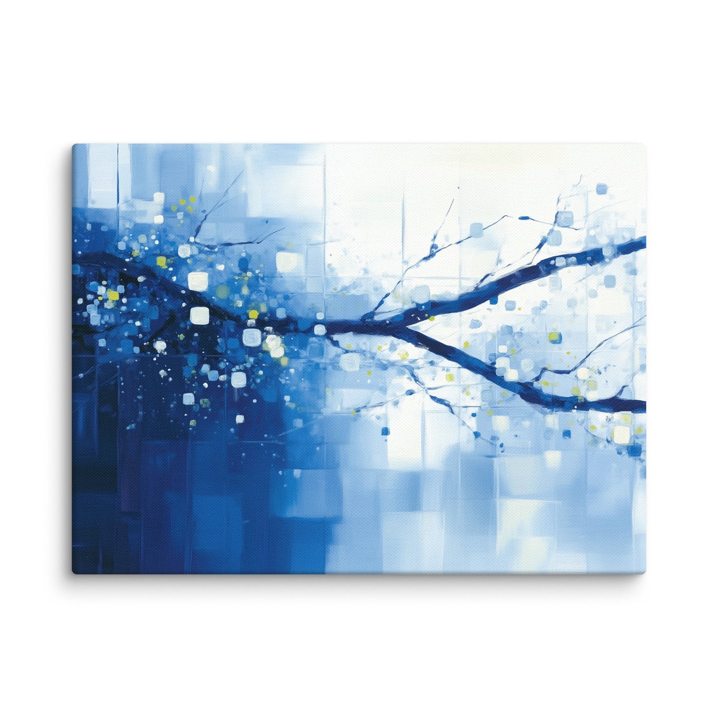 Tableau Art Abstrait Bleu - Nocturne & Hivernal Affiches, reproductions et œuvres graphiques Art Virtuoso S