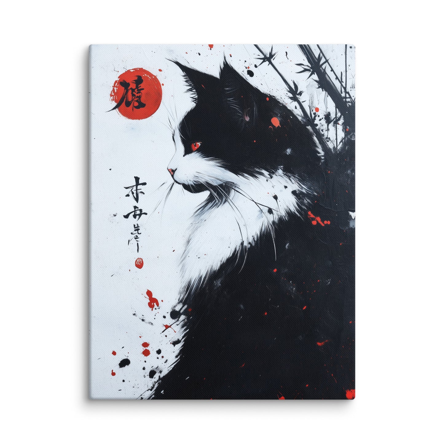 Tableau Peinture - Chat Japonais Affiches, reproductions et œuvres graphiques Art Virtuoso S