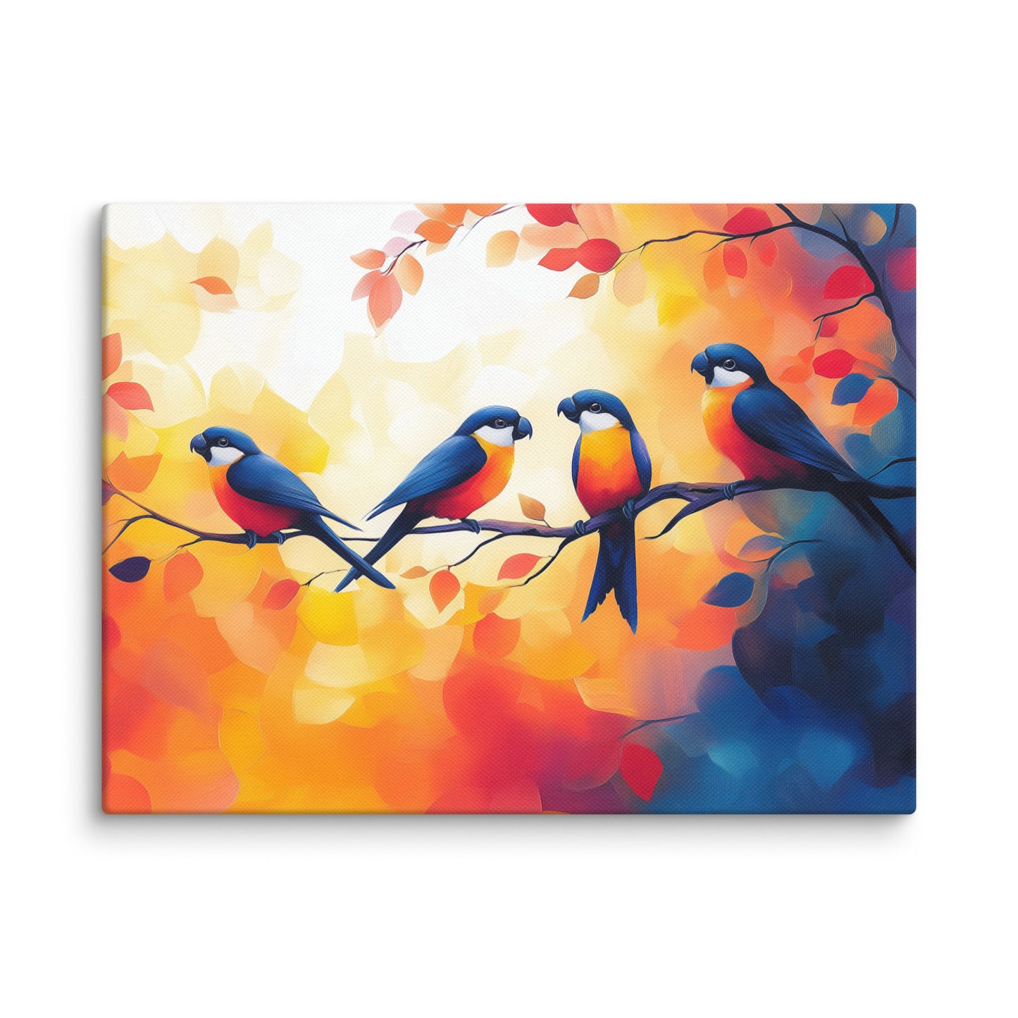 Tableau Oiseaux sur Branche : Le Repos du Soir Affiches, reproductions et œuvres graphiques Art Virtuoso S