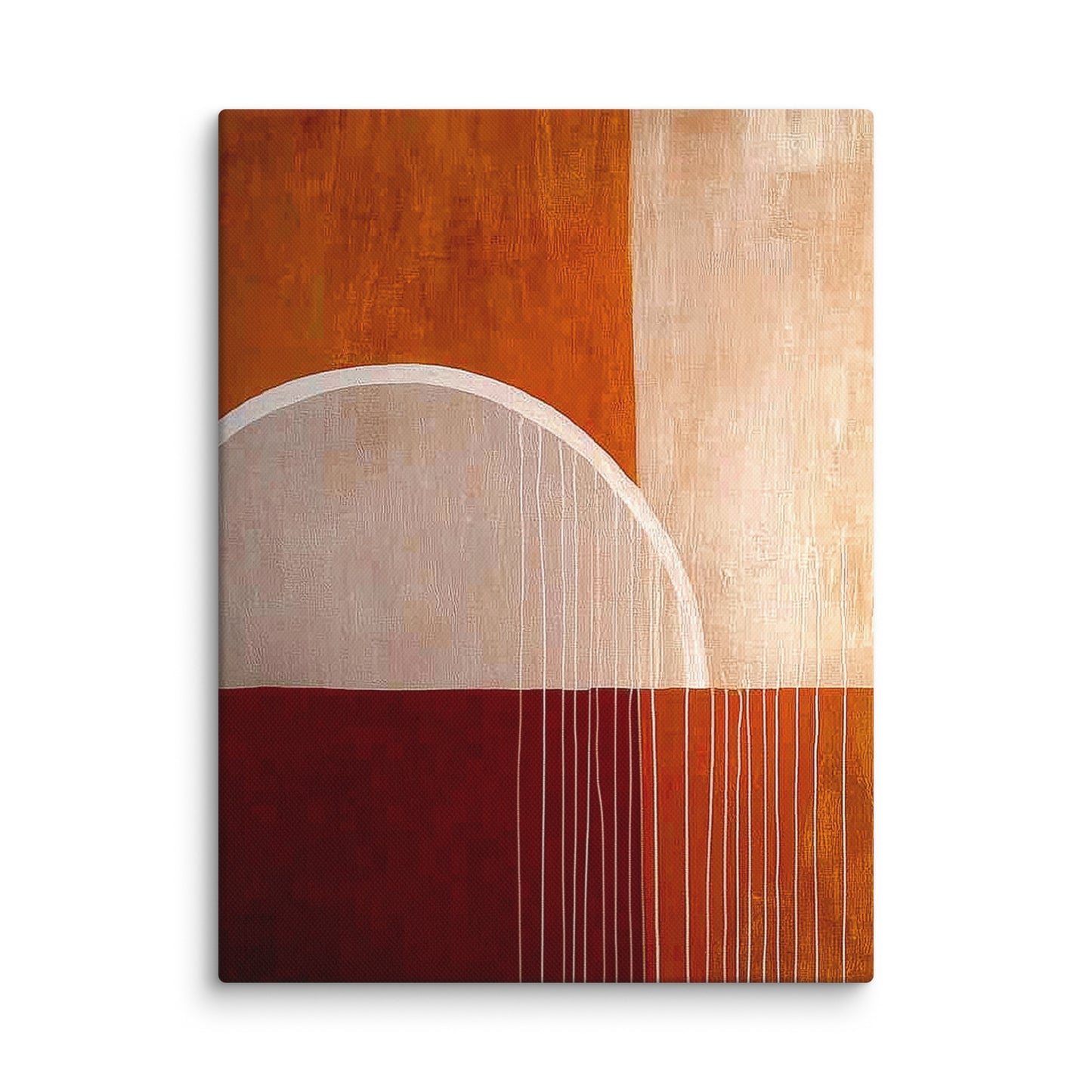 Tableau Design Terracotta - En Abstraction Affiches, reproductions et œuvres graphiques Art Virtuoso S