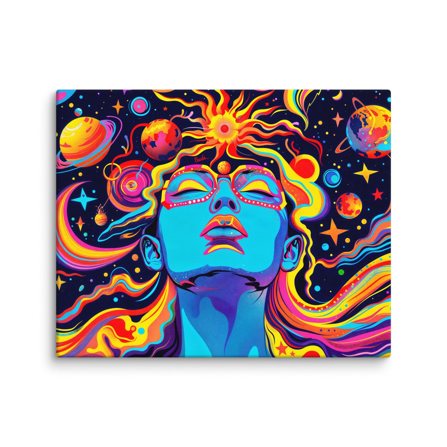 Tableau Psychédélique - Cosmos et Rêverie Art Virtuoso M