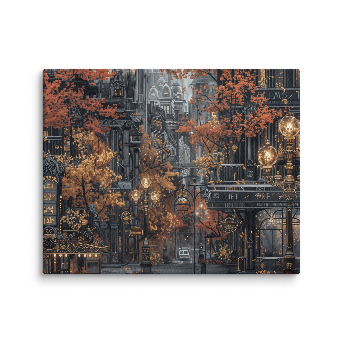 Tableau Street Art Deco – Évasion Urbaine Art Virtuoso