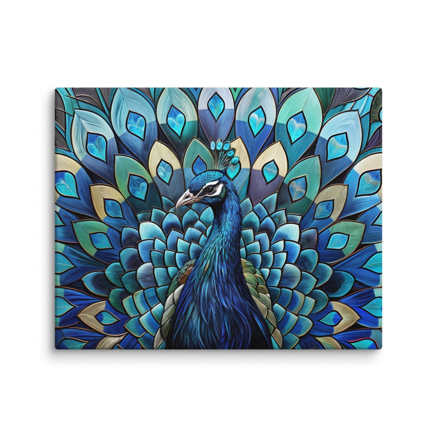 Tableau Paon - Art Deco Art Virtuoso M