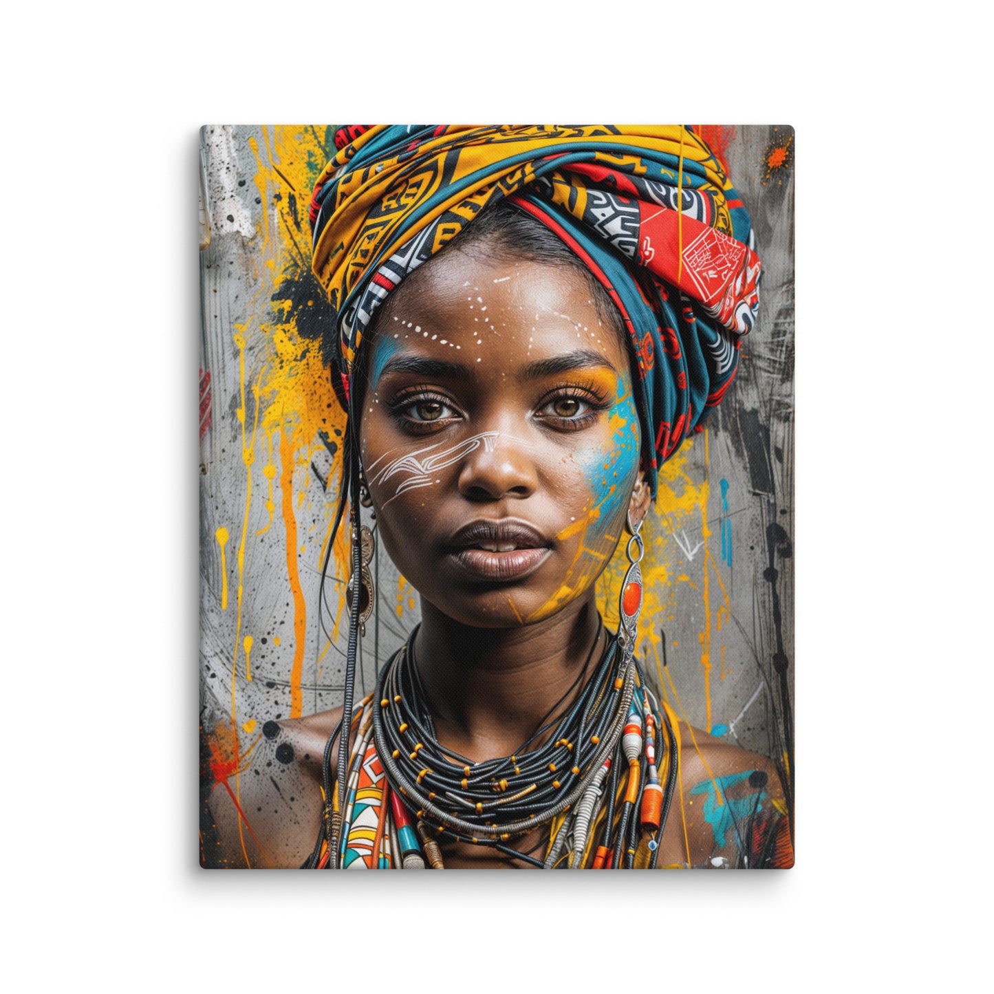 Tableau Femme - Africaine Moderne Art Virtuoso M