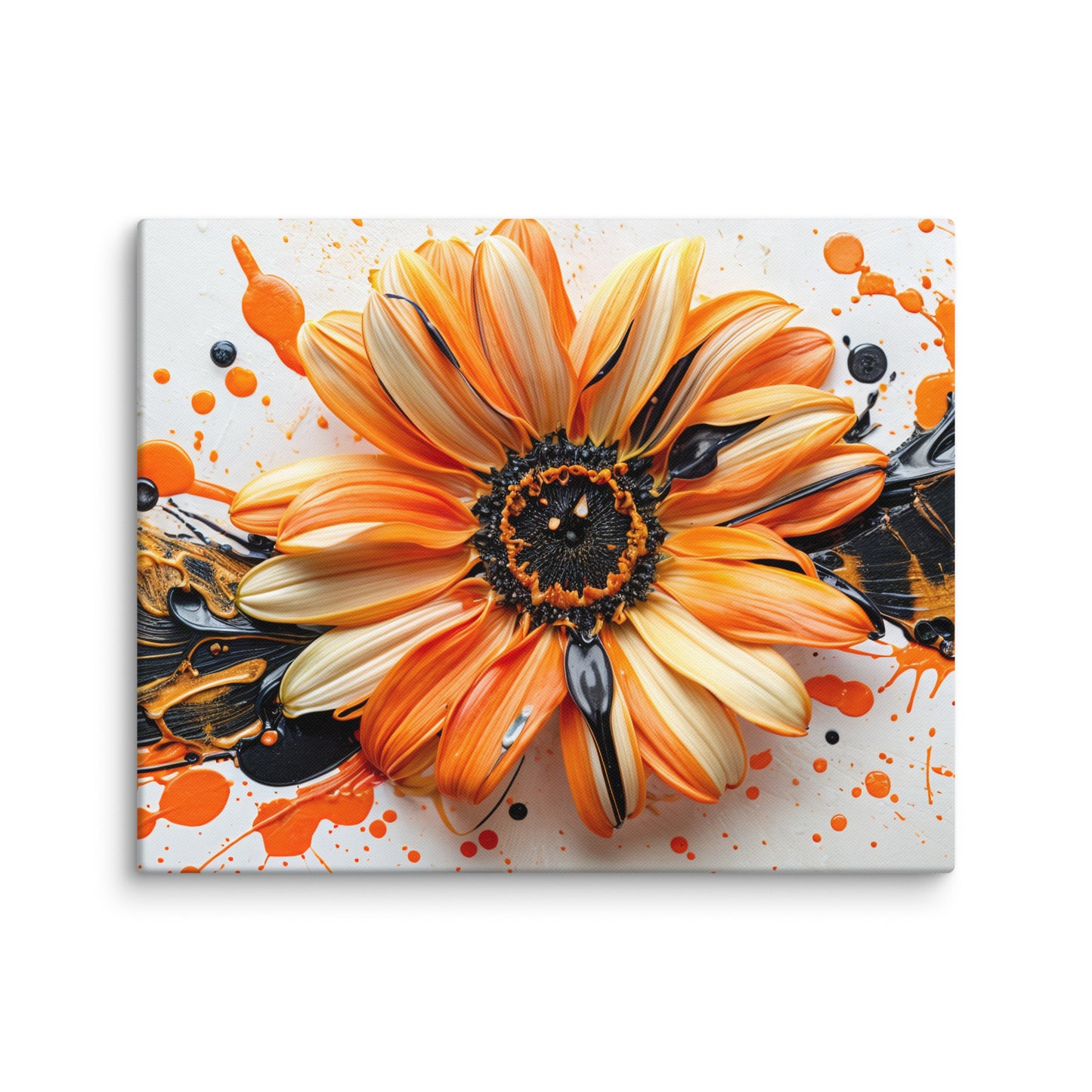 Tableau Peinture Fleur Contemporain Art Virtuoso M