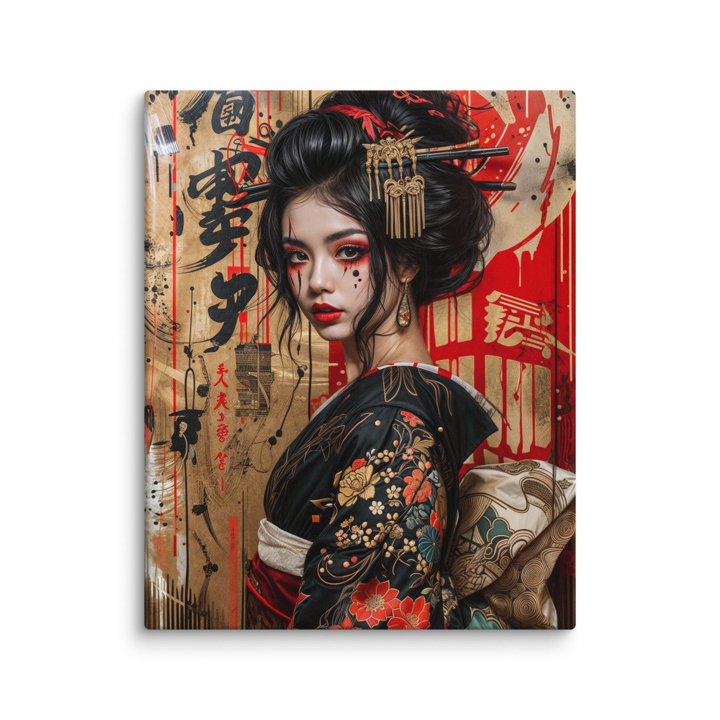 Tableau Japonais Geisha - Mariko Art Virtuoso M