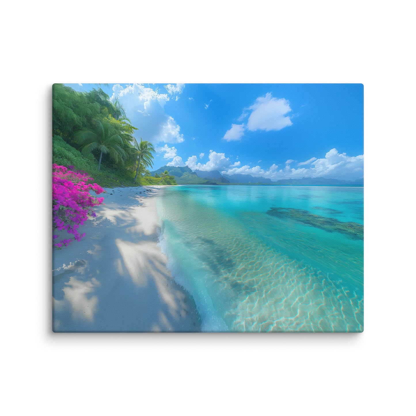 Tableau Tahiti - Plage Tropicale Affiches, reproductions et œuvres graphiques Art Virtuoso M