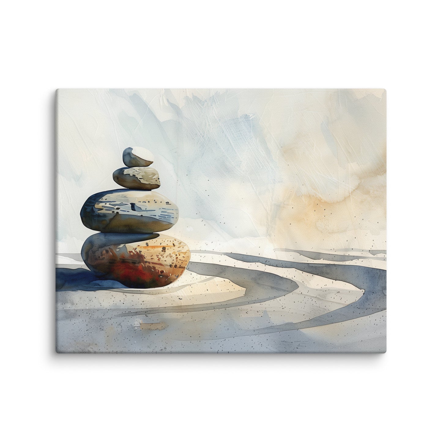 Tableau Zen - Galets Empilés Affiches, reproductions et œuvres graphiques Art Virtuoso M