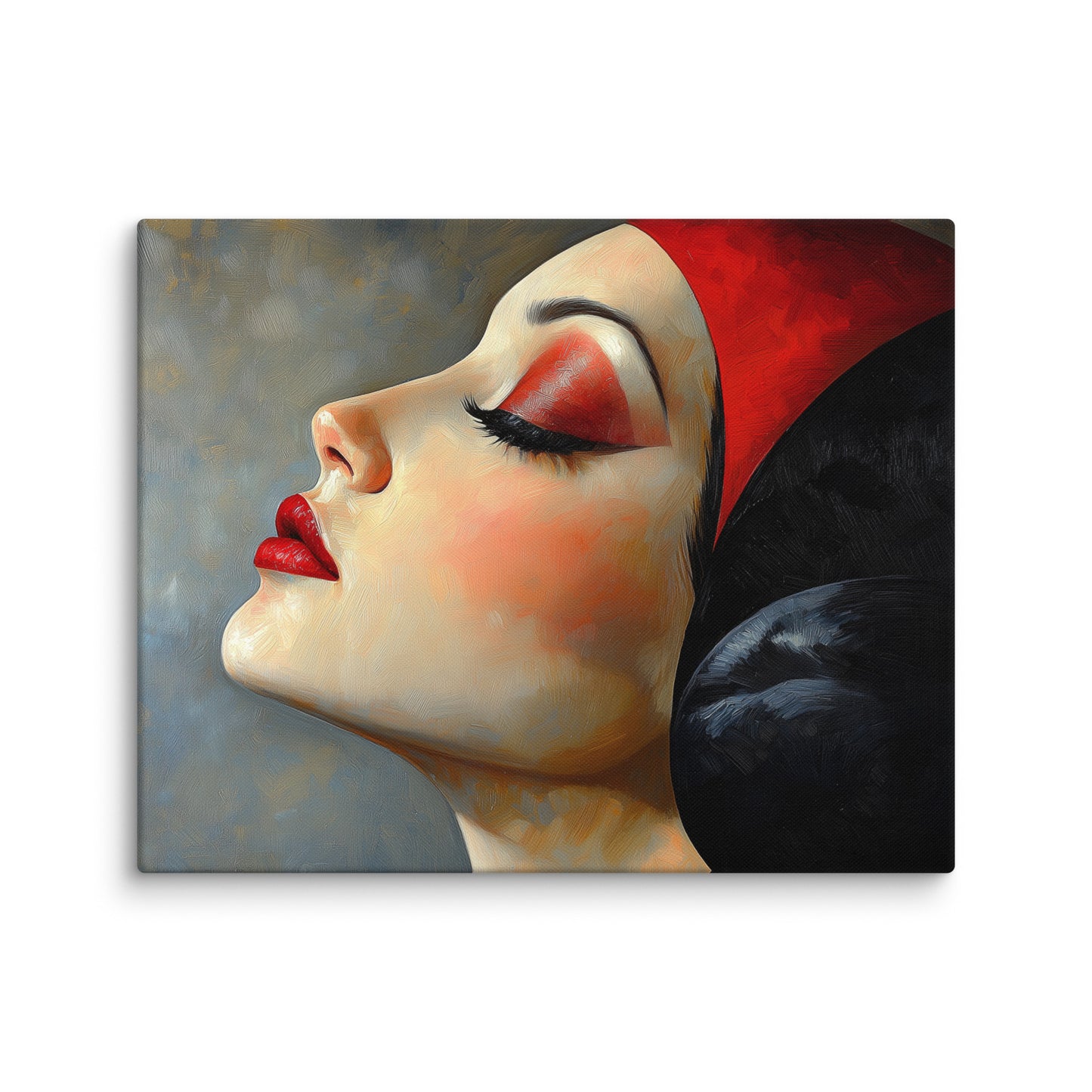 Toile Visage - Art Deco Affiches, reproductions et œuvres graphiques Art Virtuoso M