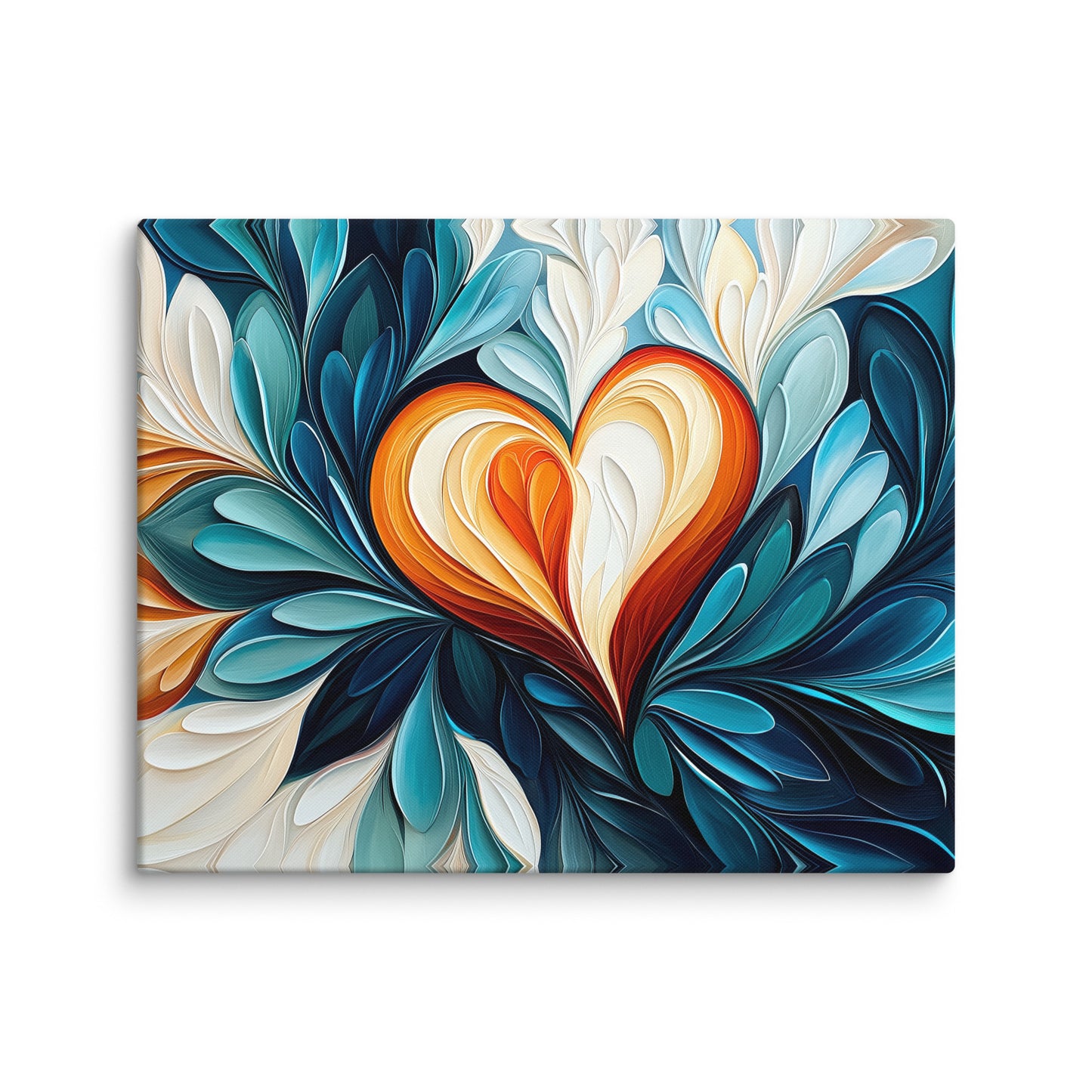 Tableau Art Deco - Coeur Coloré Affiches, reproductions et œuvres graphiques Art Virtuoso M