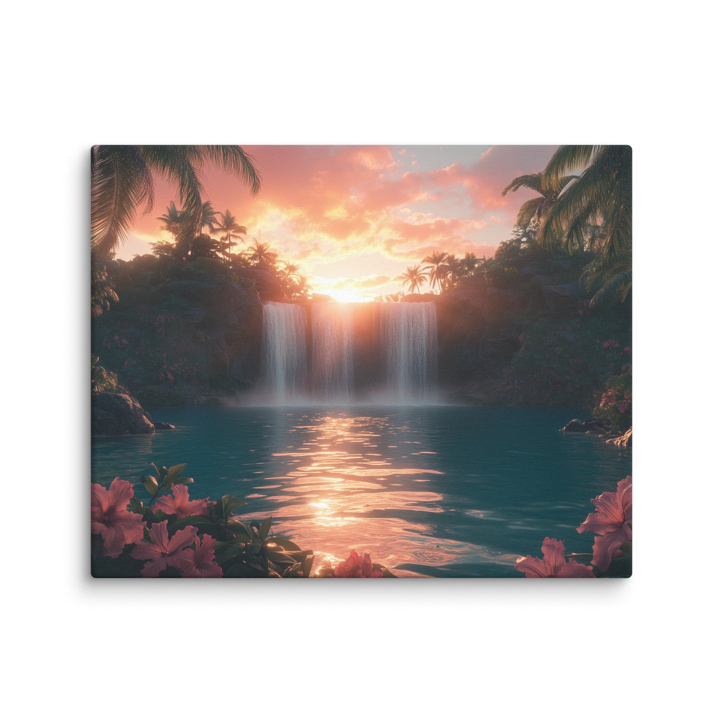 Peinture Paysage Paradisiaque Affiches, reproductions et œuvres graphiques Art Virtuoso M