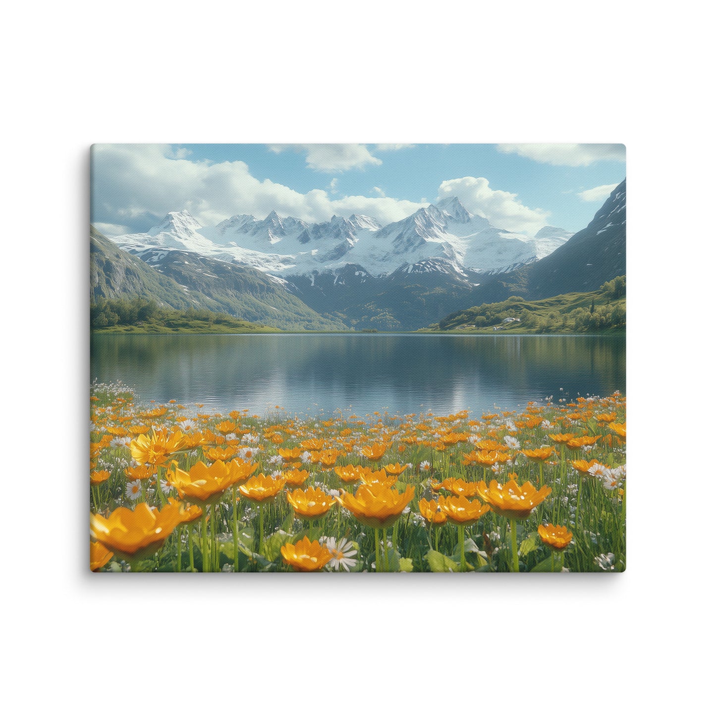 Tableau Nature Paysage - Lac Alpin Affiches, reproductions et œuvres graphiques Art Virtuoso M