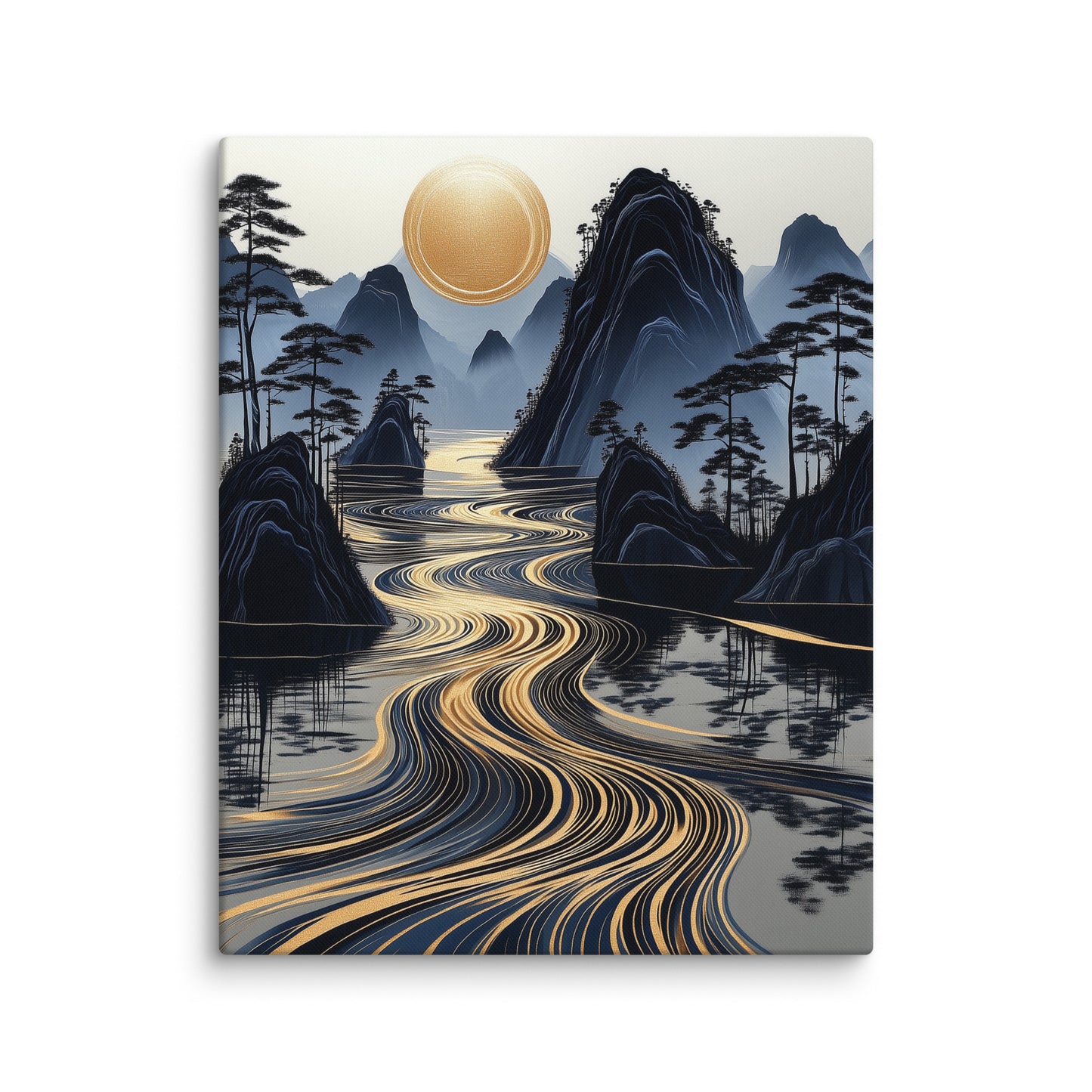 Tableau Nature Design - Rivière d'Or Affiches, reproductions et œuvres graphiques Art Virtuoso M