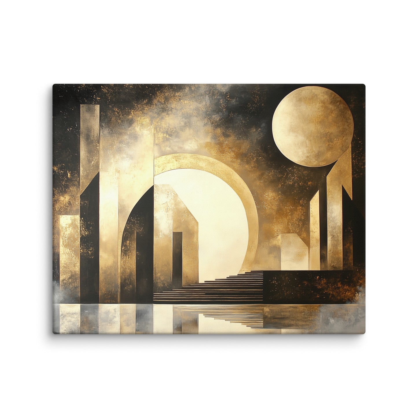 Peinture Art Deco - Toile Métropolis Affiches, reproductions et œuvres graphiques Art Virtuoso M