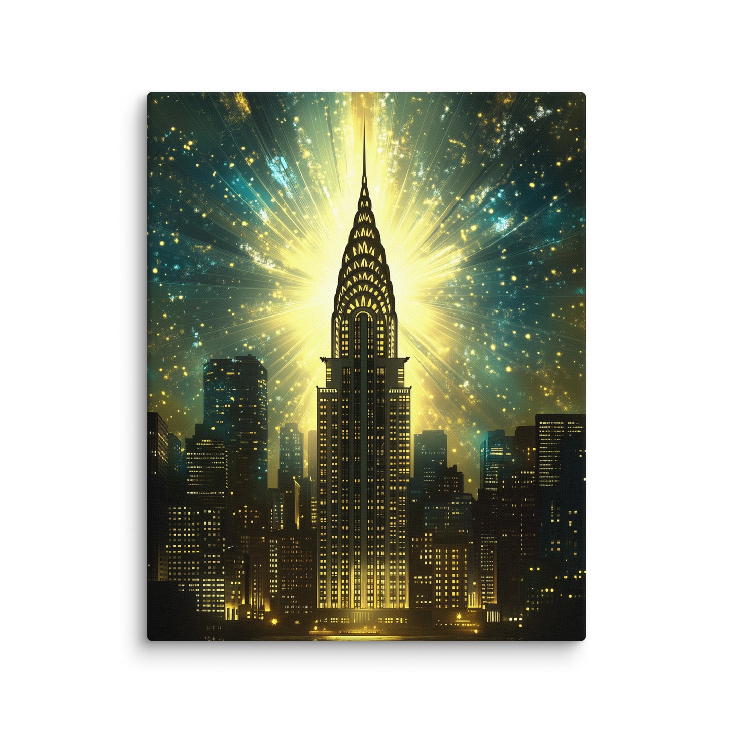 Tableau Chrysler Building - Art Deco Affiches, reproductions et œuvres graphiques Art Virtuoso M