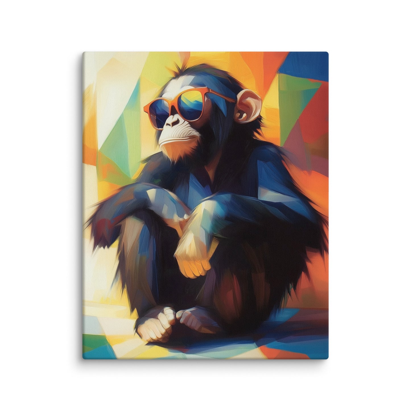 Tableau Singe Moderne - Cool Attitude Affiches, reproductions et œuvres graphiques Art Virtuoso M