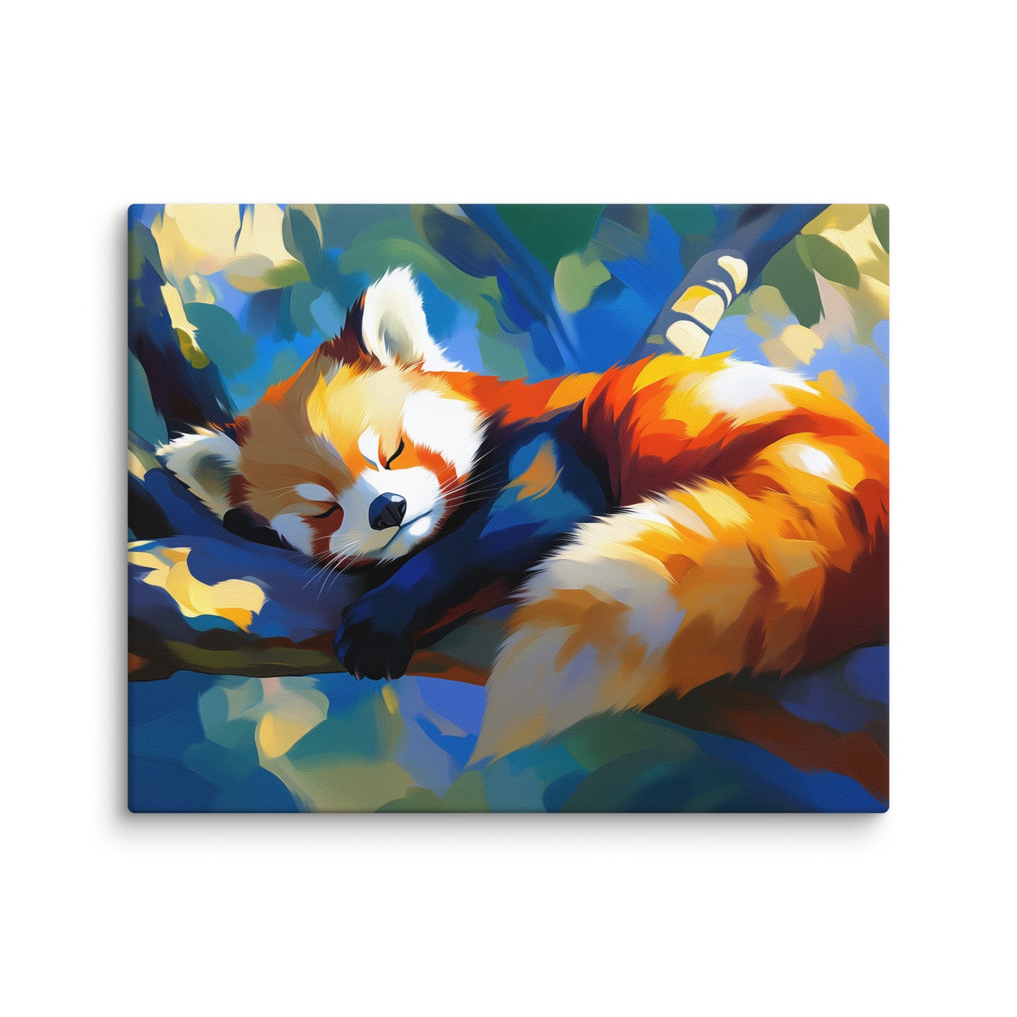Tableau Panda Roux - Rêverie Colorée Affiches, reproductions et œuvres graphiques Art Virtuoso M