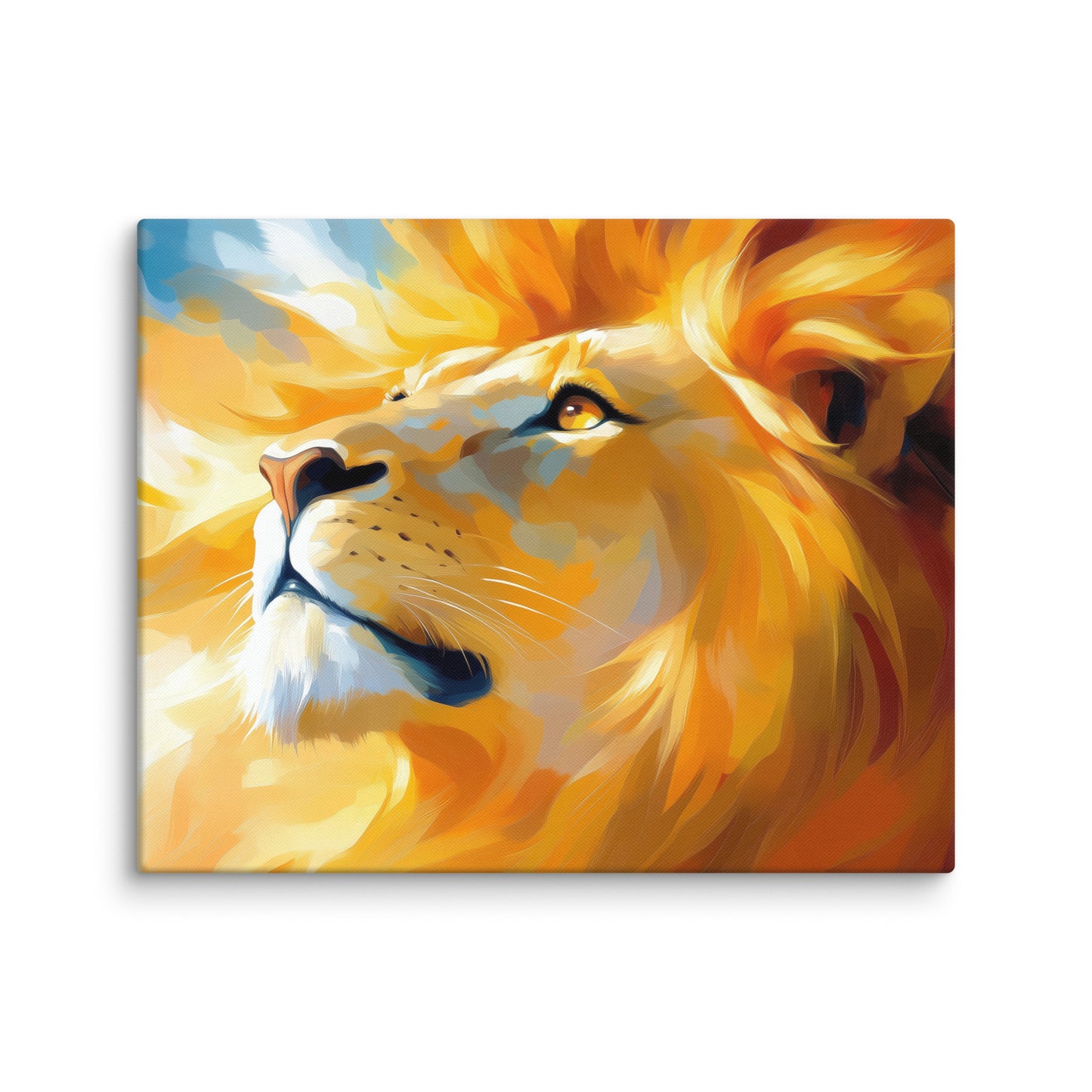 Tableau Tête de Lion - Regard de Feu Affiches, reproductions et œuvres graphiques Art Virtuoso M