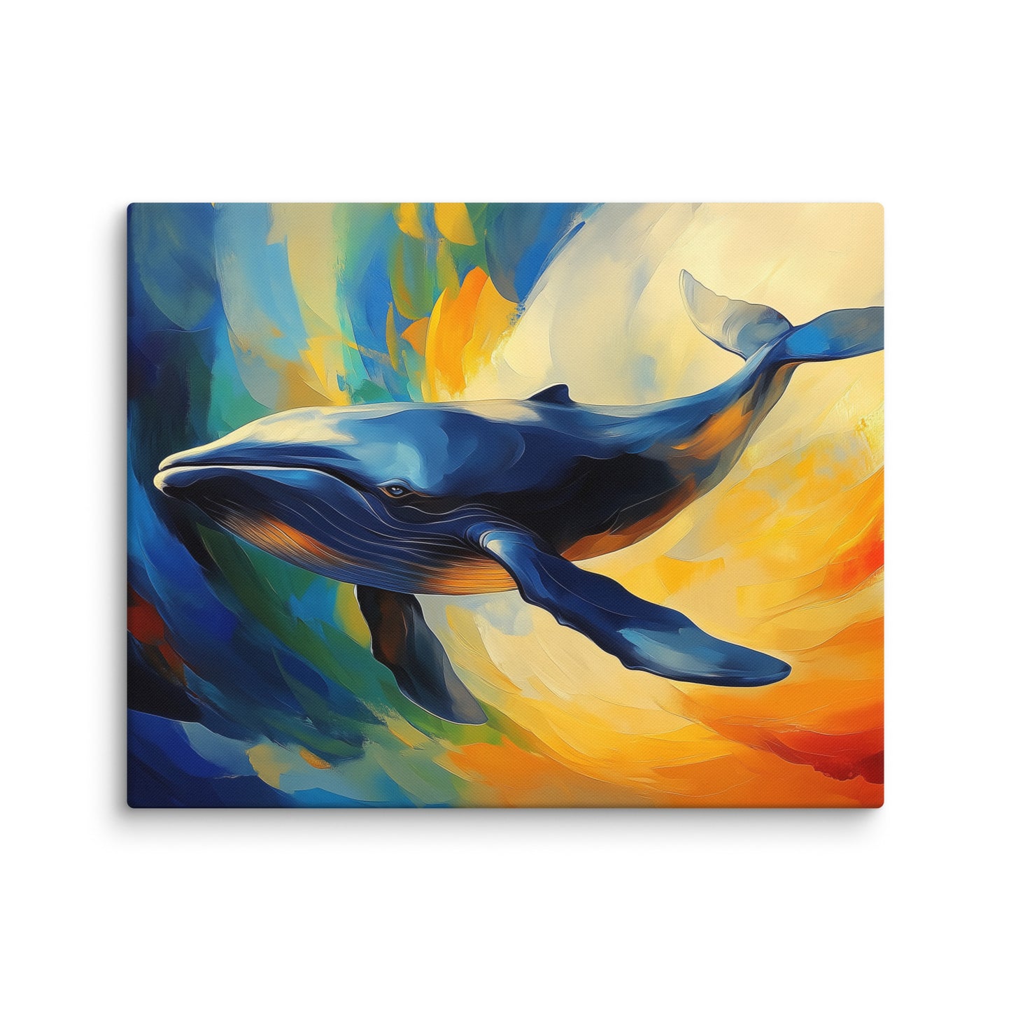 Tableau Baleine Bleue - Océan Astral Affiches, reproductions et œuvres graphiques Art Virtuoso M