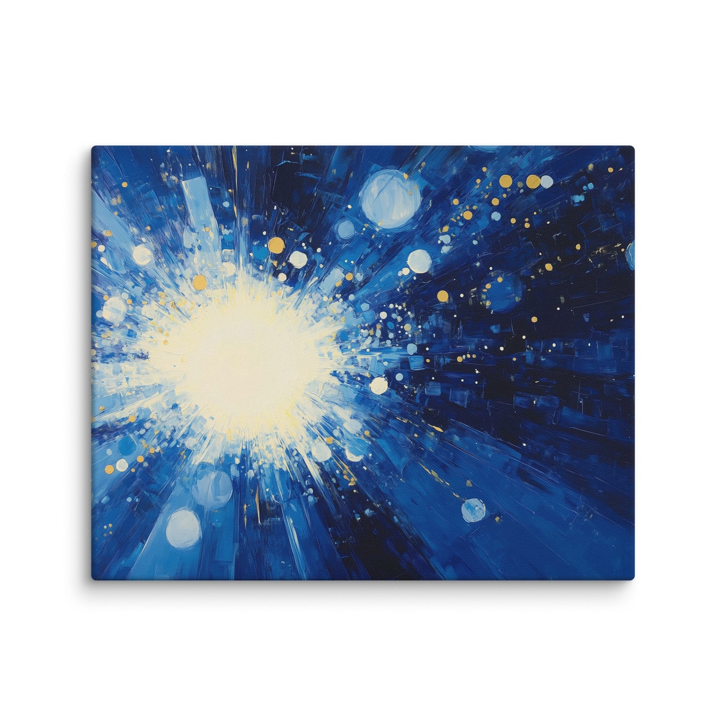 Tableau Bleu Roi - Supernova Affiches, reproductions et œuvres graphiques Art Virtuoso M