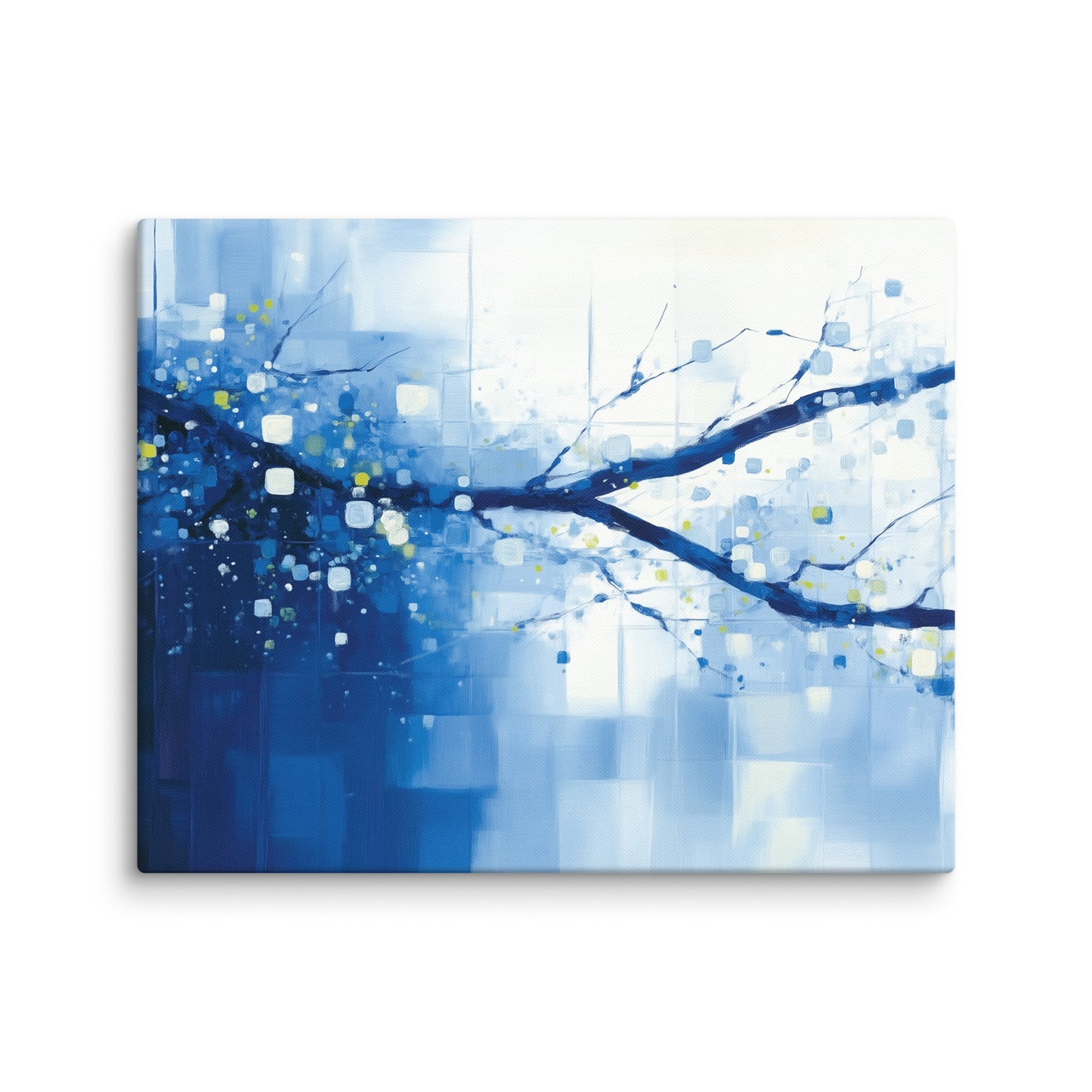 Tableau Art Abstrait Bleu - Nocturne & Hivernal Affiches, reproductions et œuvres graphiques Art Virtuoso M