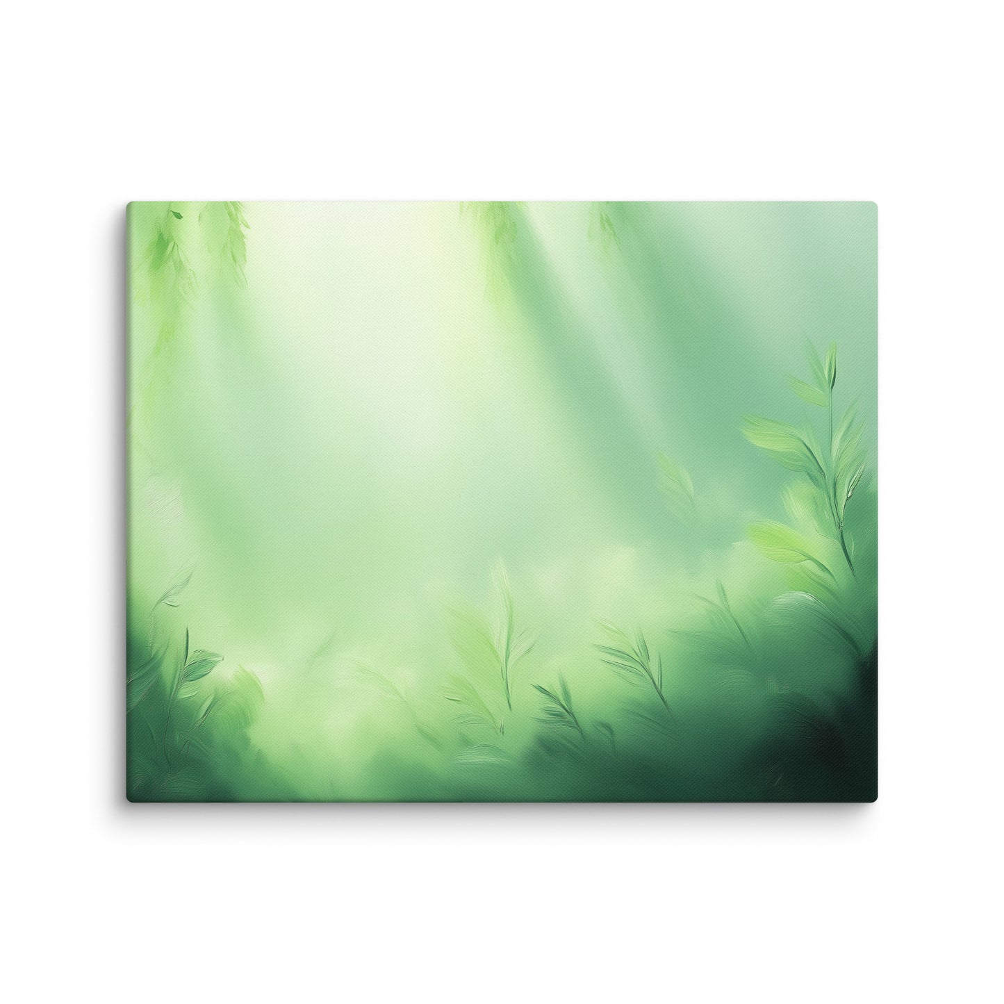 Tableau Vert Clair - Jardin de Brume Affiches, reproductions et œuvres graphiques Art Virtuoso M