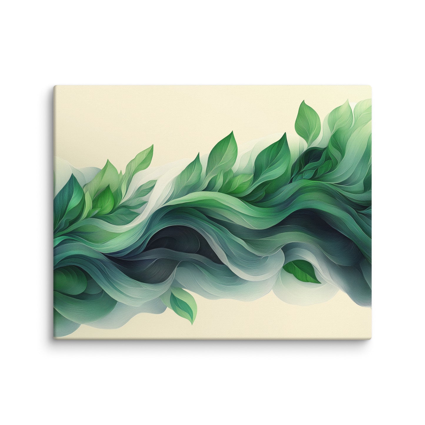 Tableau Vert Design - Vagues Végétales Affiches, reproductions et œuvres graphiques Art Virtuoso M