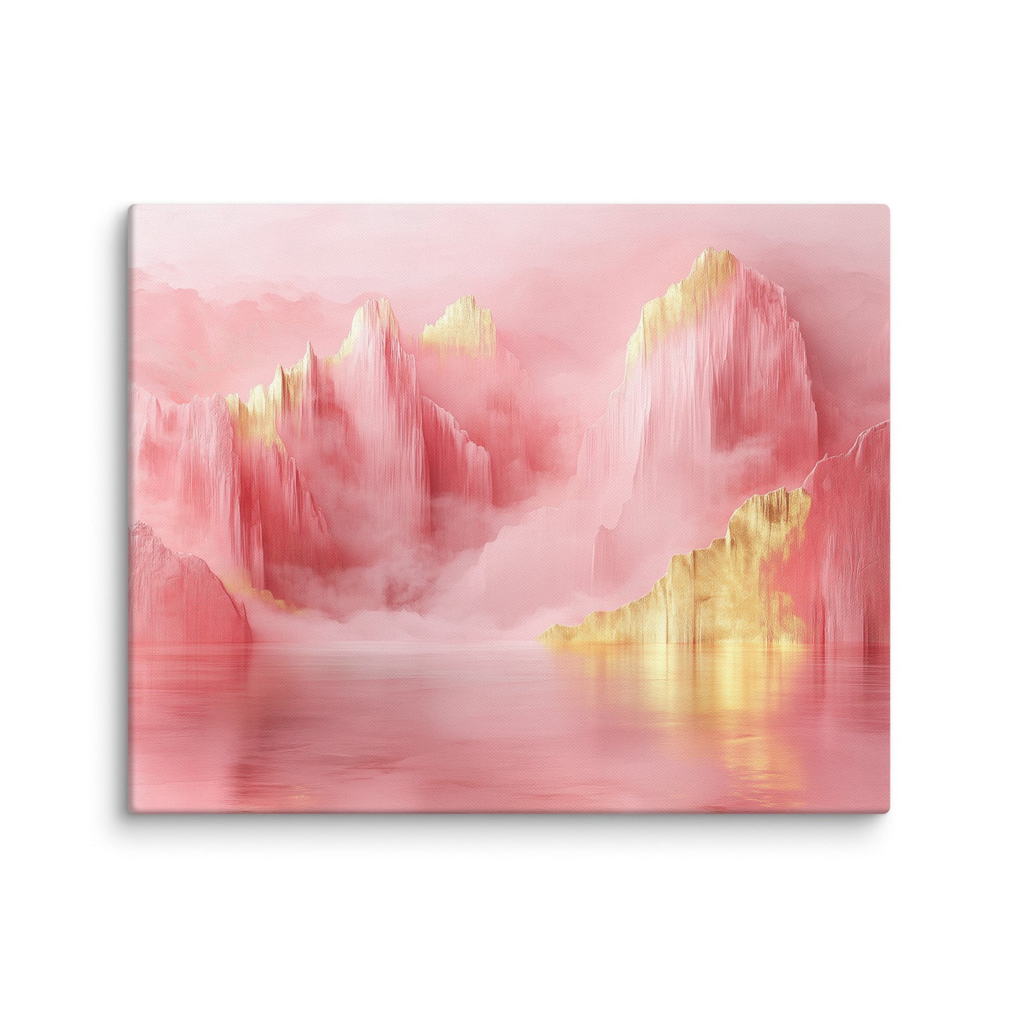 Tableau Rose Doré - Rifts de Lumière Affiches, reproductions et œuvres graphiques Art Virtuoso M