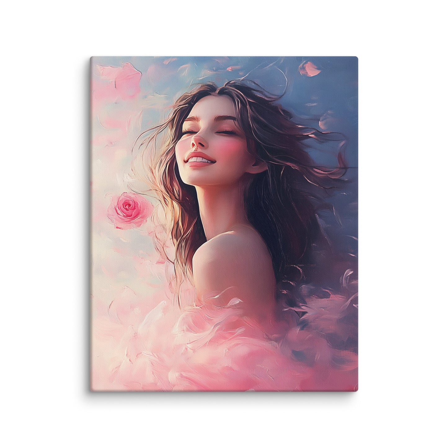 Tableau Rose Femme : Souffle de Printemps Affiches, reproductions et œuvres graphiques Art Virtuoso M