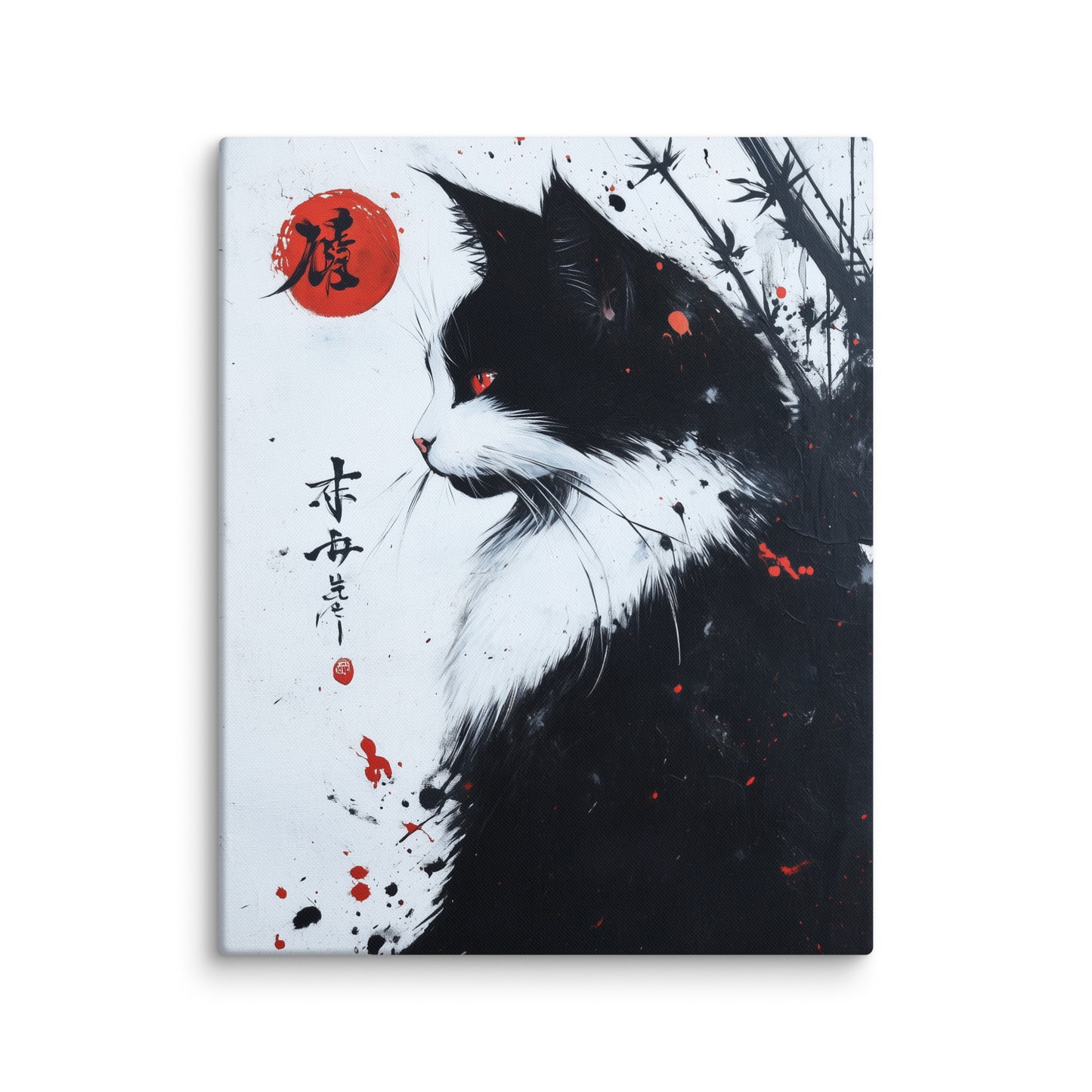 Tableau Peinture - Chat Japonais Affiches, reproductions et œuvres graphiques Art Virtuoso M