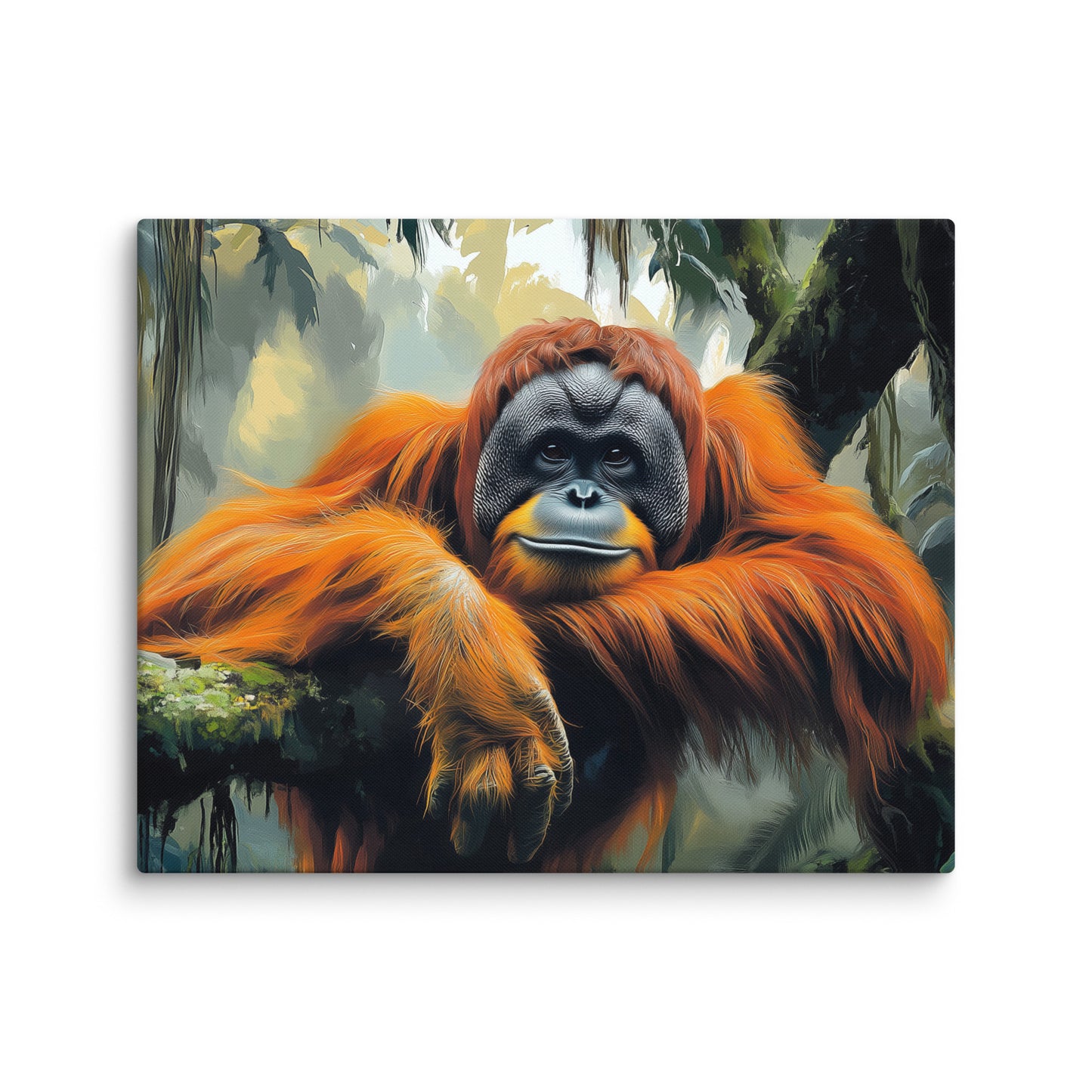 Tableau Orang-Outan : Gardien de la Jungle Affiches, reproductions et œuvres graphiques Art Virtuoso M
