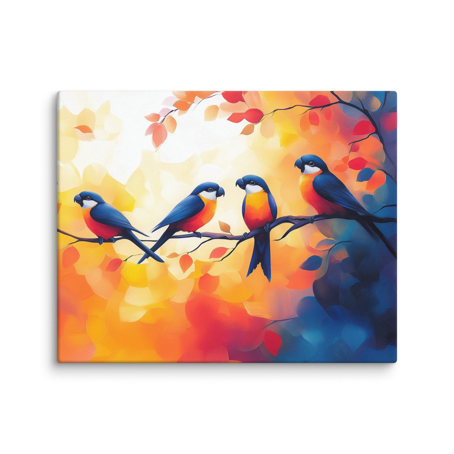 Tableau Oiseaux sur Branche : Le Repos du Soir Affiches, reproductions et œuvres graphiques Art Virtuoso M