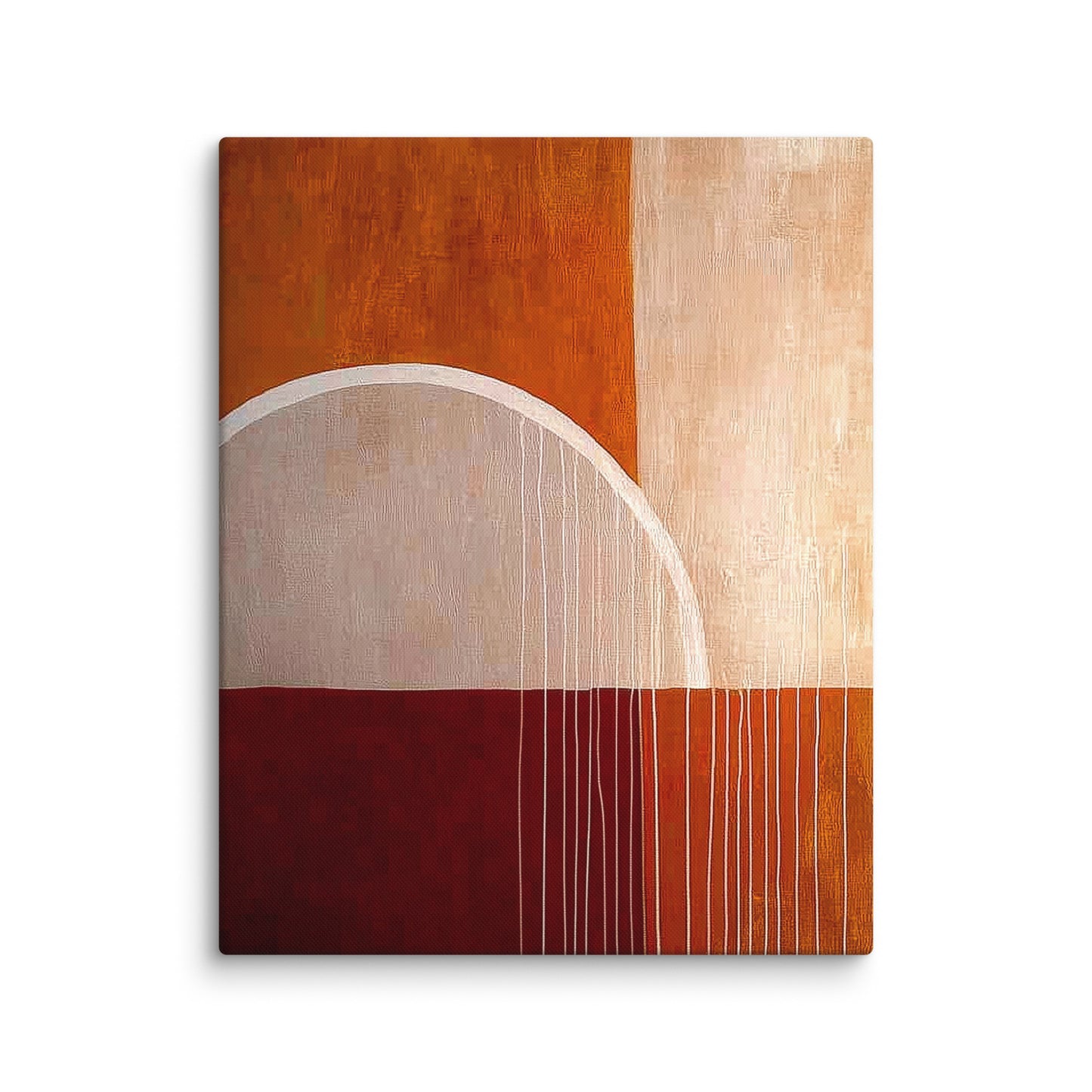 Tableau Design Terracotta - En Abstraction Affiches, reproductions et œuvres graphiques Art Virtuoso M