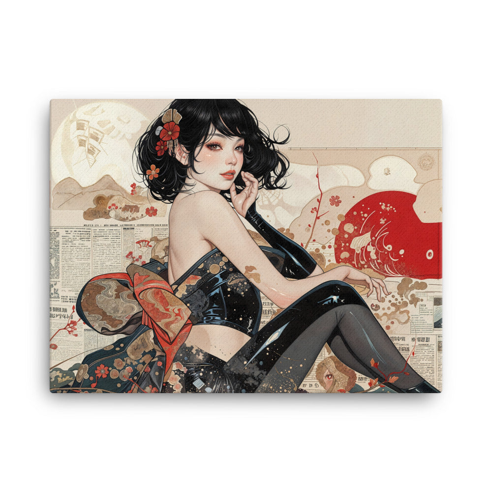 Tableau Street Art Japon – Fusion Urbaine et Traditionnelle Art Virtuoso L