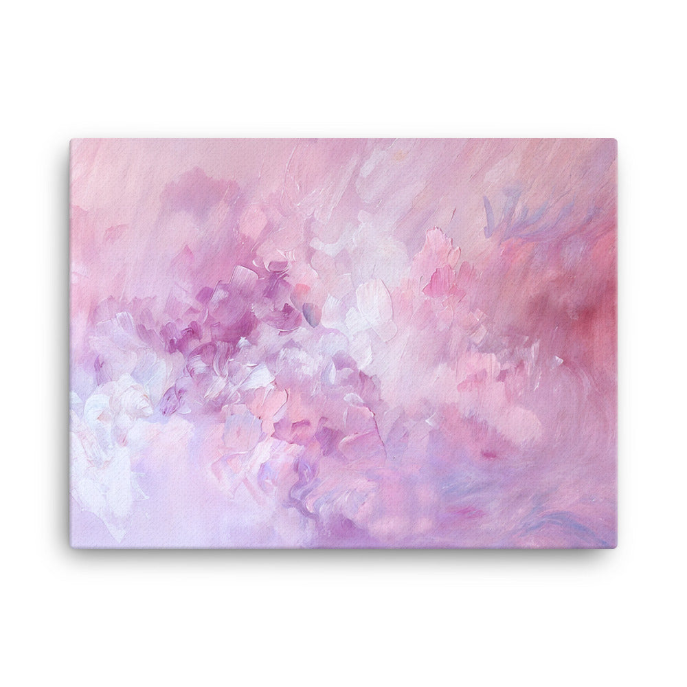 Tableau Abstrait Rose Art Virtuoso L