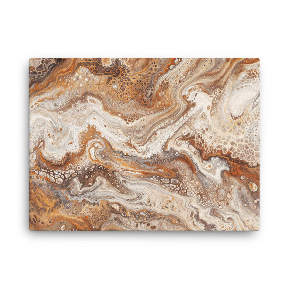 Tableau Abstrait Marron Beige Art Virtuoso L