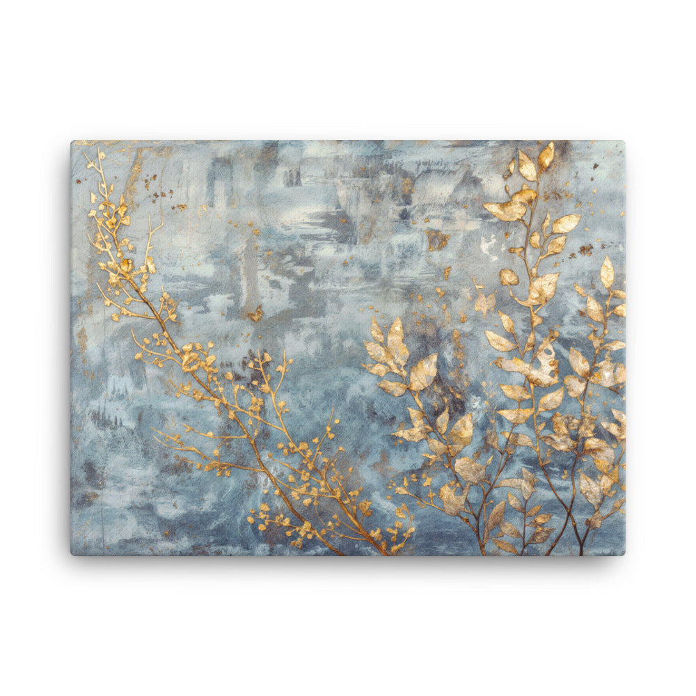 Tableau Abstrait Or et Argent Art Virtuoso L