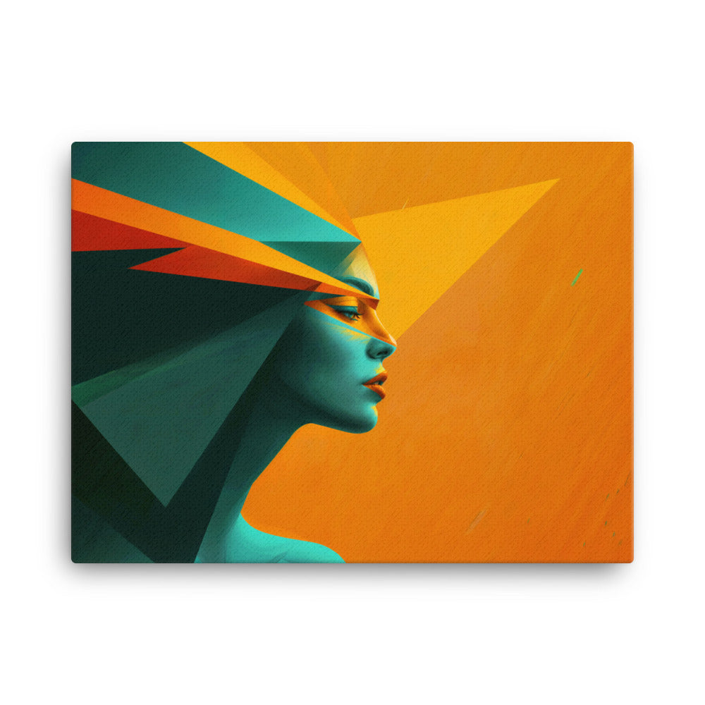 Tableau Femme Abstrait en Couleur Art Virtuoso L