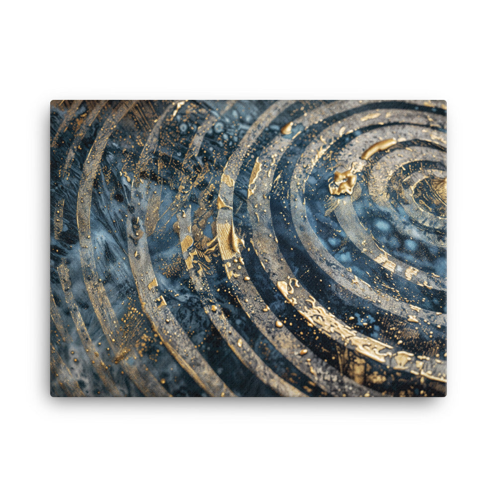 Tableau Abstrait Avec Des Cercles Dorés Affiches, reproductions et œuvres graphiques Art Virtuoso L