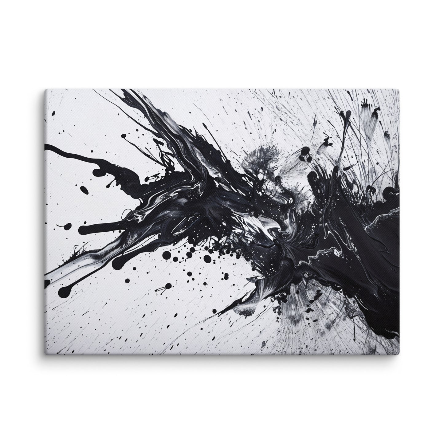 Tableau Abstrait Encre de Chine - Sublime Abstraction Art Virtuoso L