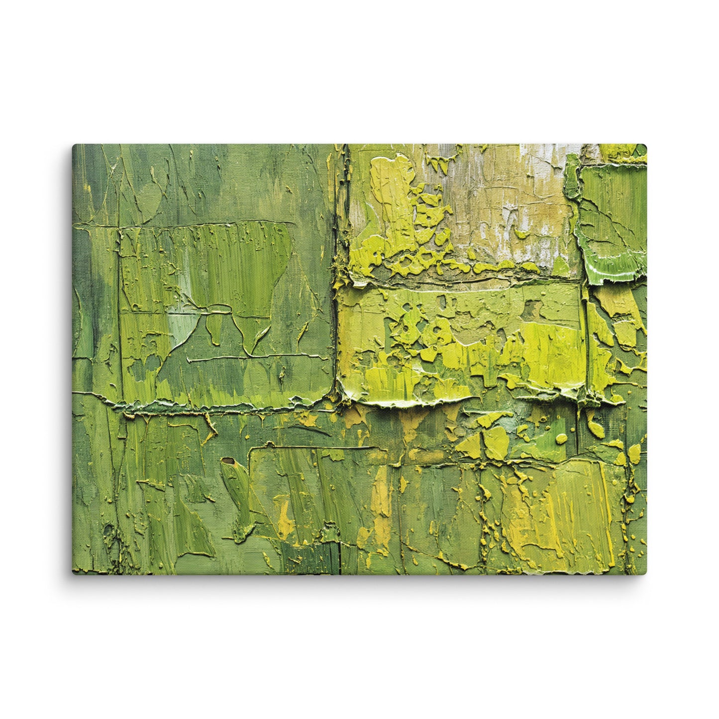 Tableau Abstrait Contemporain Vert Art Virtuoso L