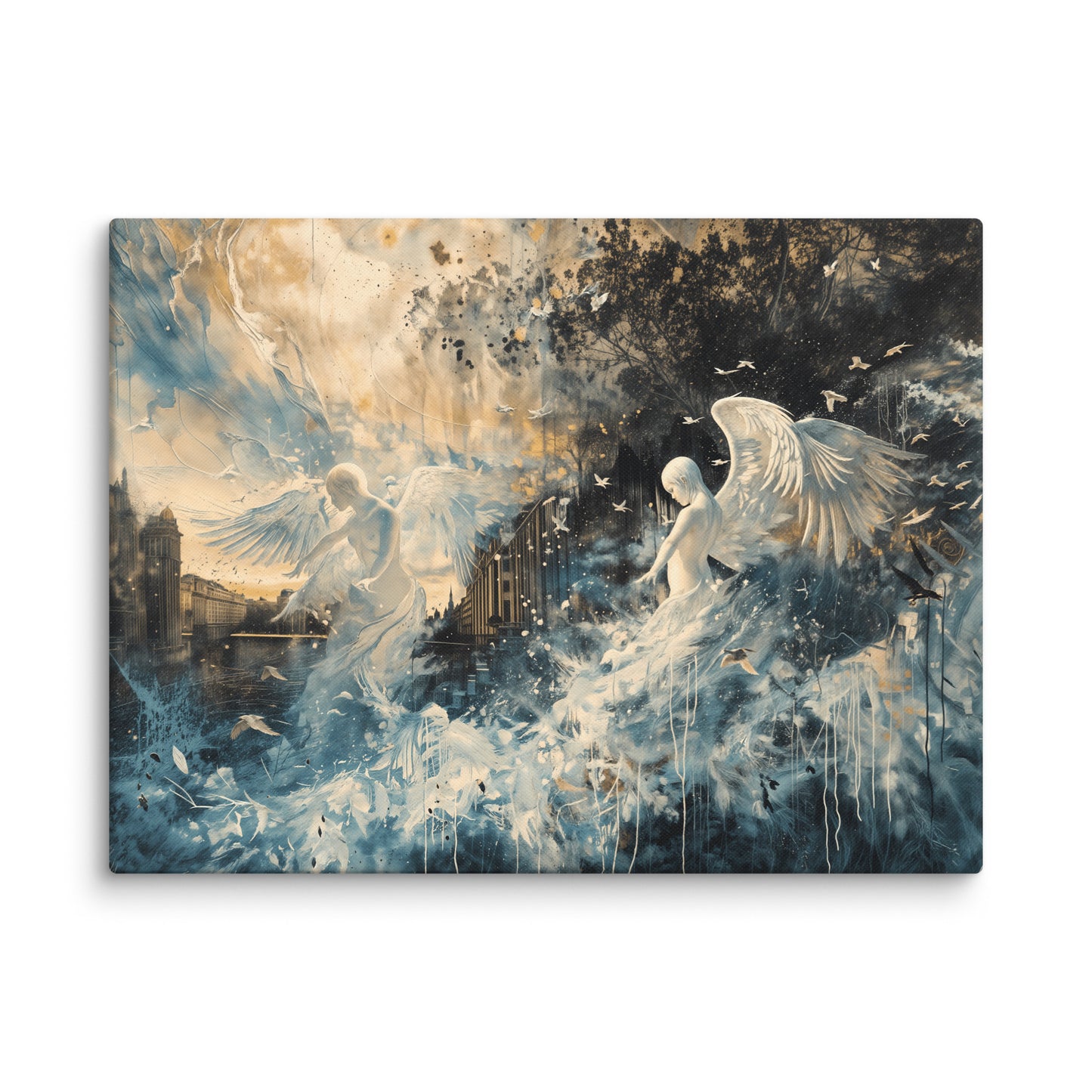 Toile Décor Street Art - Anges de la Cité Art Virtuoso L