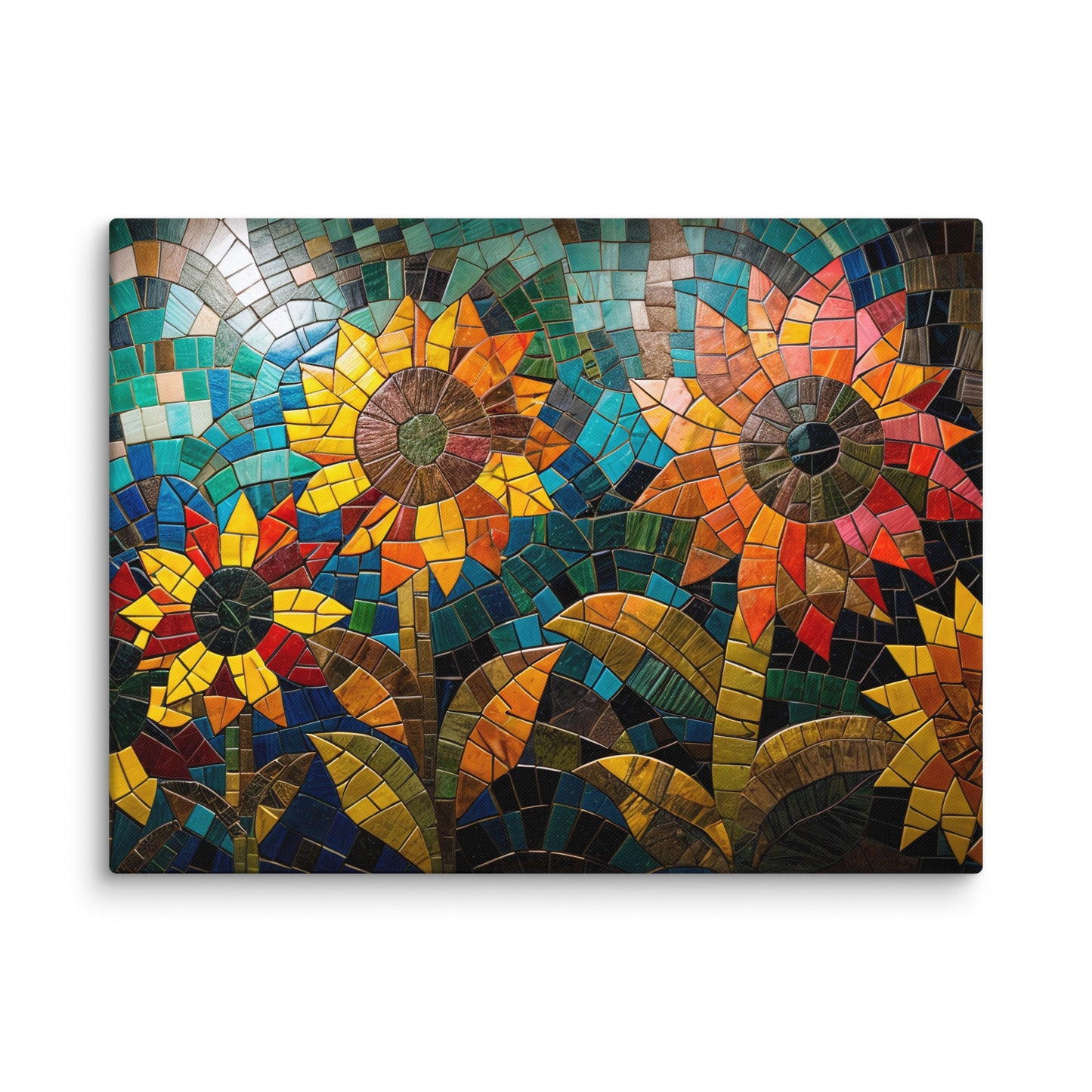 Tableau Tournesol Moderne Abstrait Art Virtuoso L