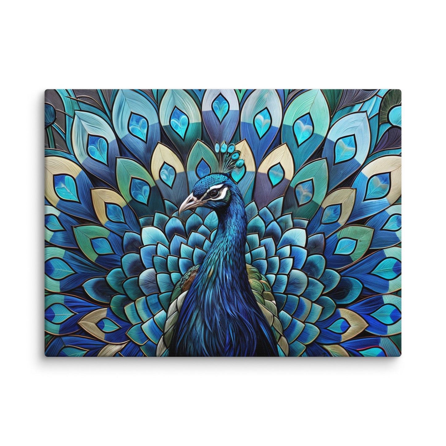 Tableau Paon - Art Deco Art Virtuoso L