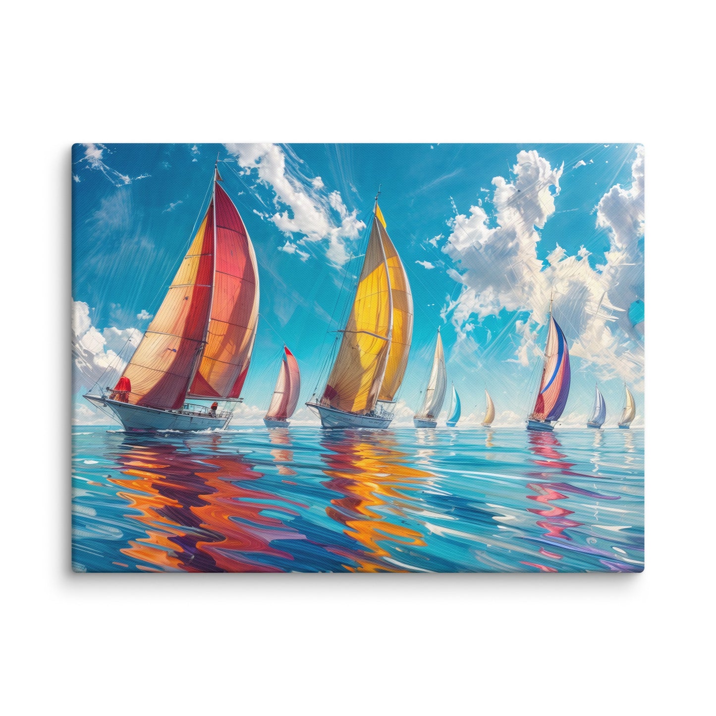 Tableau Voilier Coloré Art Virtuoso L