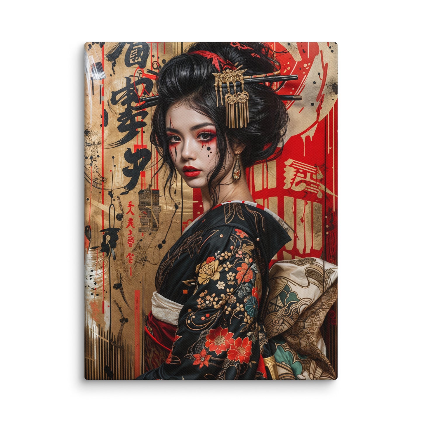 Tableau Japonais Geisha - Mariko Art Virtuoso L