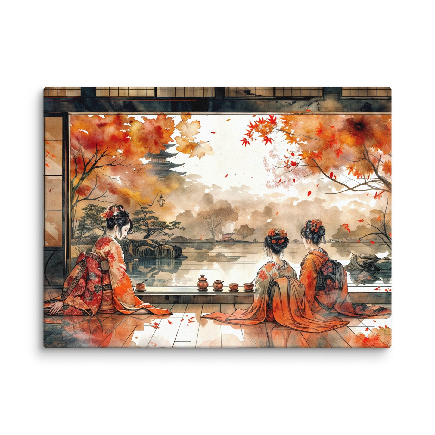 Tableau Style Japonais - Harmonie Automnale Art Virtuoso L