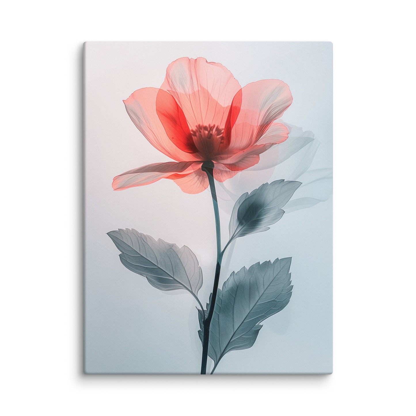 Tableau Fleur Peinte Éthérée Art Virtuoso L