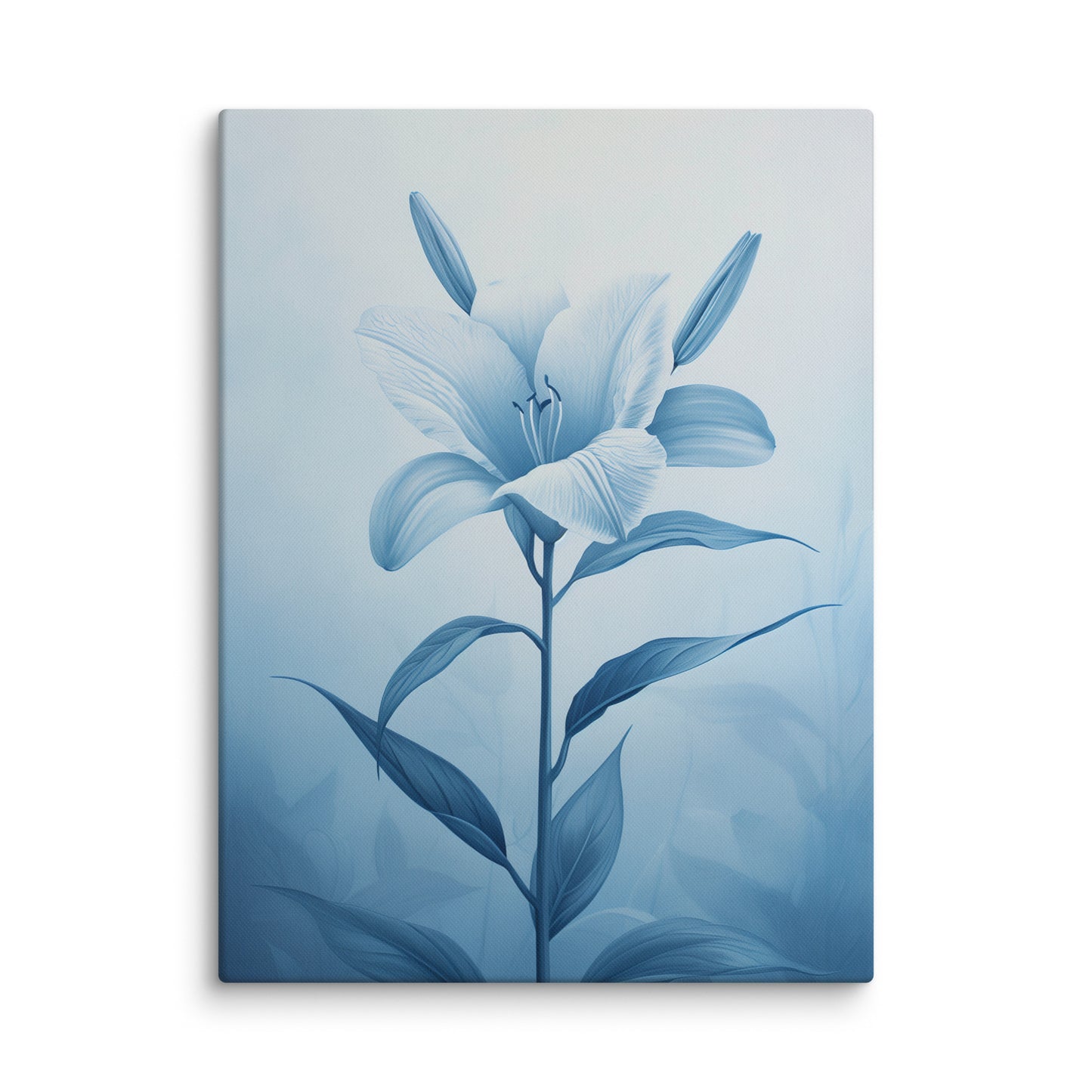 Fleur Sur Toile - Lys Bleu Art Virtuoso L