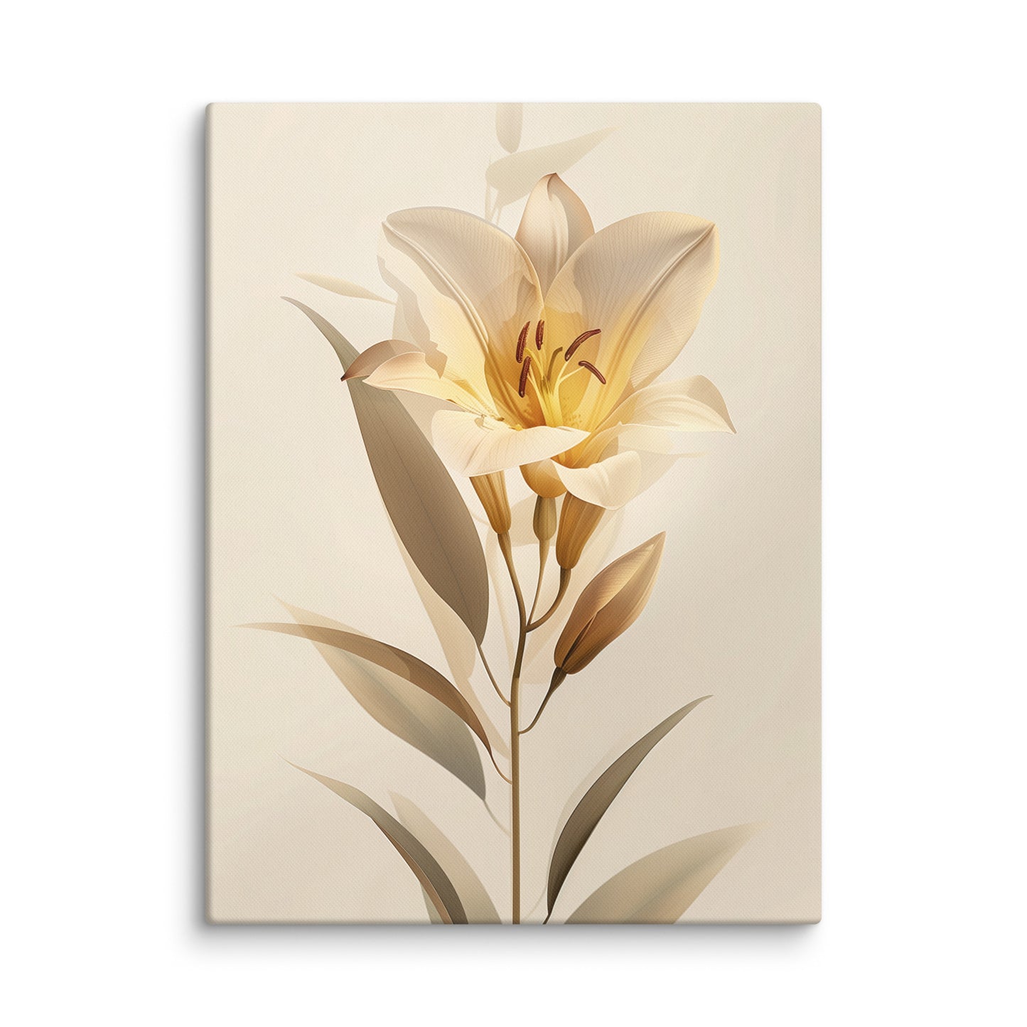 Fleur Tableau - Grâce Dorée Art Virtuoso X